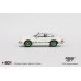 MGT00801-R - 1/64 PORSCHE 911 CARRERA RS 2.7 GRAND PRIX WHITE WITH GREEN LIVERY (RHD)