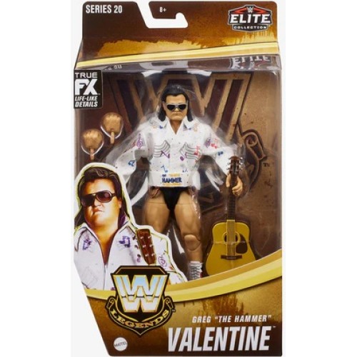 MATHLP57- X5 WWE LEGENDS ELITE THE HAMMER VALENTINE