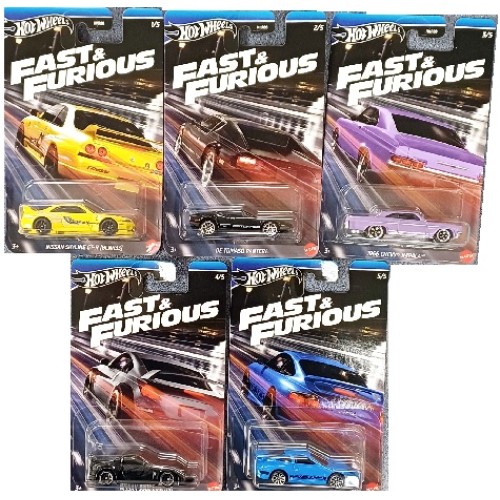 MHWHNR88-979G - X24 HOTWHEELS FAST AND FURIOUS THEMED ASST