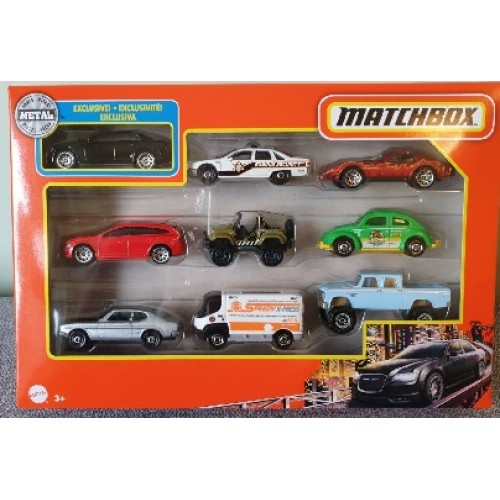 MATGVY72 - MATCHBOX 9 PACK 1 SET SUPPLIED