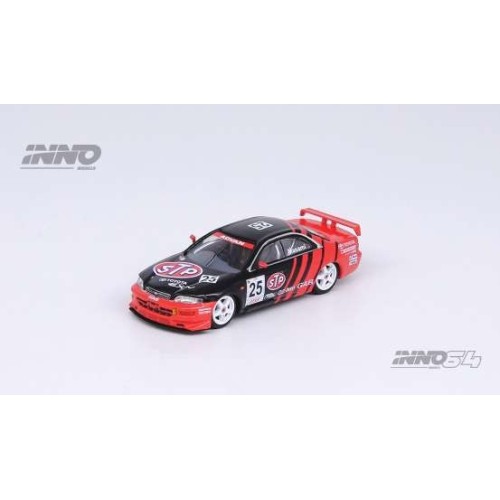 IN64EXIVAD - 1/64 1995 TOYOTA CORONA EXIV NO.25 STP ADVAN JTCC, BLACK/RED