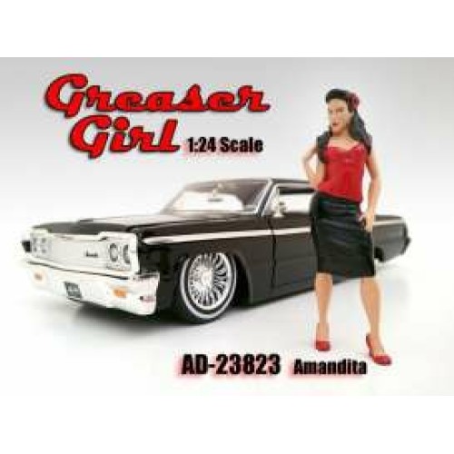 AD23823 - 1/24 GREASER GIRL AMANDITA