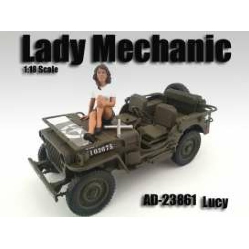 AD23861 - 1/18 LADY MECHANIC LUCY