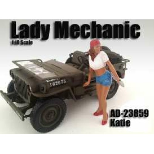 AD23862 - 1/18 LADY MECHANIC KATIE