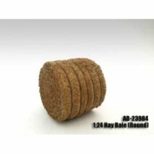 AD23984 - 1/24 HAY BALE ROUND.