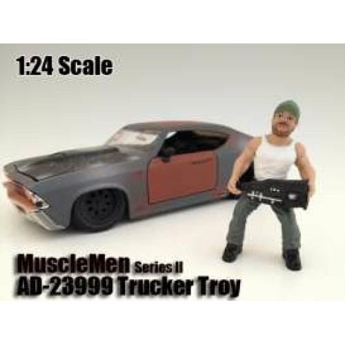 AD23999 - 1/24 MUSCLEMEN II TRUCKER TROY (CAR NOT INCLUDED).