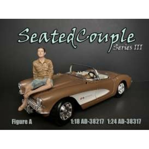 AD38217 - 1/18 SEATED COUPLE SERIES III FIGURE A