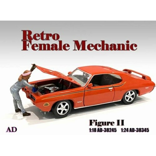 AD38245 - 1/18 RETRO FEMALE MECHANIC II