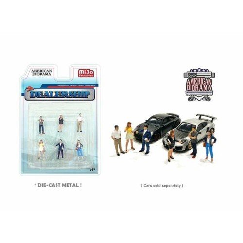 AD76476 - 1/64 CAR DEALERSHIP FIGURE SET