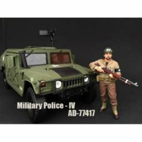 AD77417 - 1/18 WWII US MILITARY POLICE FIGURE NO.4 WITH PISTOL