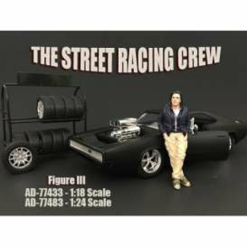 AD77433 - 1/18 STREET RACER FIGURE III