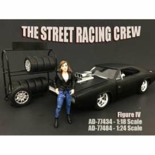 AD77434 - 1/18 STREET RACER FIGURE IV