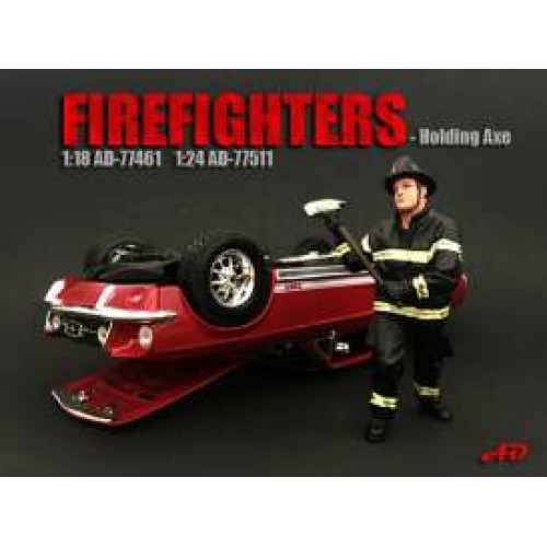 AD77461 - 1/18 FIRE FIGHTER FIGURE III HOLDING AXE