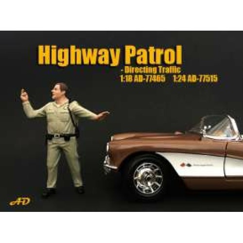 AD77465 - 1/18 POLICE SERIES HIGHWAY PATROL FIGURE III DIRECTING TRAFFIC