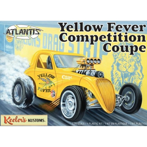 AMC13101 - 1/25 YELLOW FEVER DRAGSTER KEELERS KUSTOMS (PLASTIC KIT)