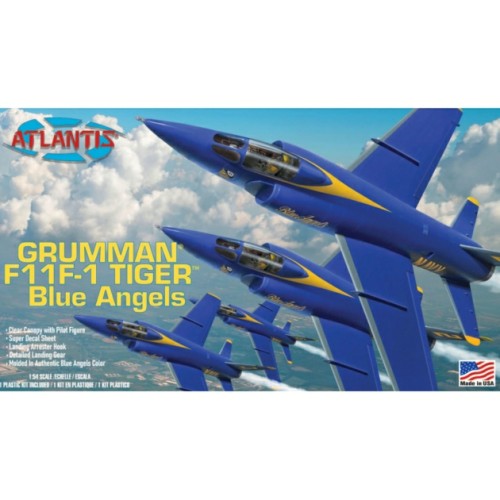 AMCH169 - 1/54 US NAVY BLUE ANGELS F11F-1 GRUMMAN TIGER (PLASTIC KIT)