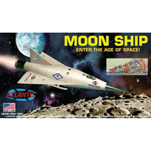 AMCH1825 - 1/96 MOONSHIP SPACECRAFT (PLASTIC KIT)