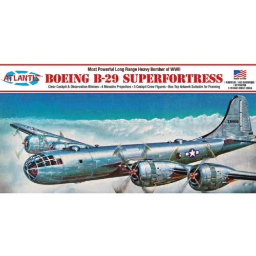 AMCH208 - 1/120 BOEING B-29 SUPERFORTRESS WITH SWIVEL STAND (PLASTIC KIT)