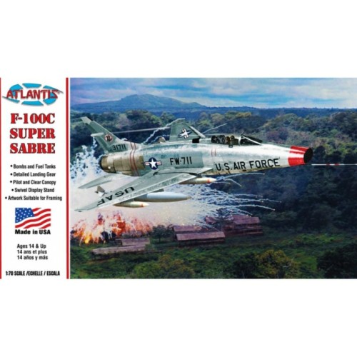 AMCH236 - 1/70 F-100C SUPER SABRE (PLASTIC KIT)