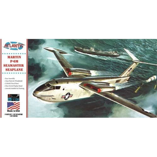 AMCH244 - 1/136 US NAVY P6M SEAMASTER WITH SWIVEL STAND (PLASTIC KIT)