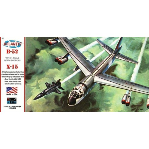 AMCH273 - 1/175 BOEING B-52 AND X-15 WITH SWIVEL STAND (PLASTIC KIT)