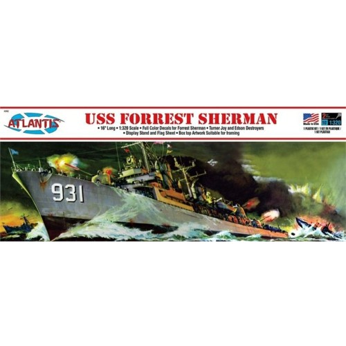 AMCH352 - 1/319 USS FORREST SHERMAN DESTROYER (PLASTIC KIT)