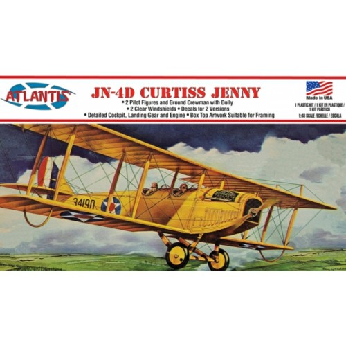 AMCL534 - 1/48 CURTISS JENNY JN-4 AIRPLANE (PLASTIC KIT)