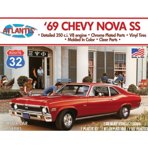 AMCM2006 - 1/32 1969 CHEVY NOVA SS ROUTE 32 (PLASTIC KIT)