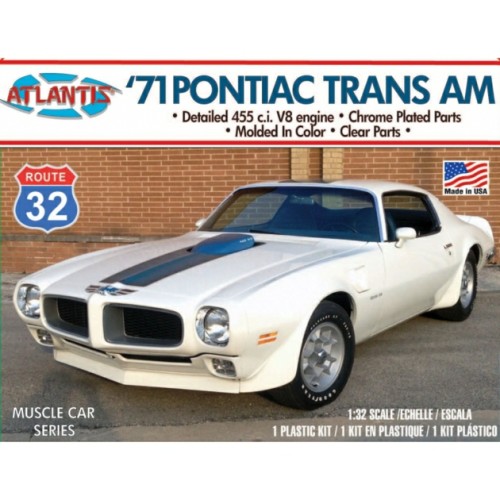 AMCM2009 - 1/32 1971 PONTIAC FIREBIRD ROUTE 32 (PLASTIC KIT)