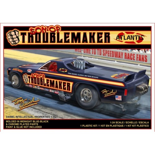 AMCM2204 - 1/24 SON OF TROUBLEMAKER CHEVY EL CAMINO FUNNY CAR (PLASTIC KIT)