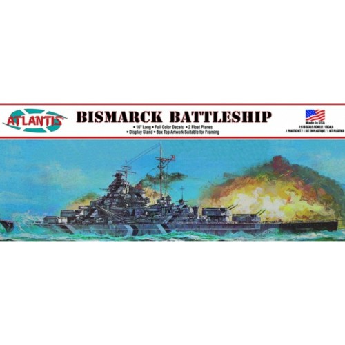 AMCM3008 - 1/600 BISMARCK GERMAN BATTLESHIP (PLASTIC KIT)