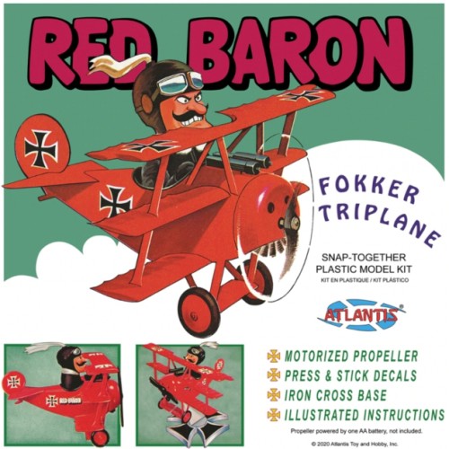 AMCM5903 - RED BARON FOKKER TRIPLANE (PLASTIC KIT)