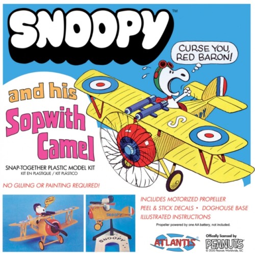 AMCM6779 - SNOOPY AND HIS SOPWITH CAMEL (PLASTIC KIT)