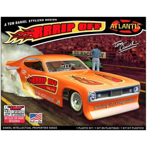 AMCM8277 - 1/32 TOM DANIEL RRRRIP OFF FUNNY CAR (PLASTIC KIT)