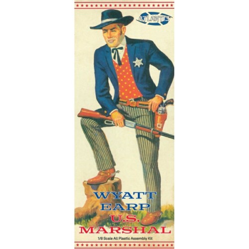 AMCP278 - 1/8 WYATT EARP FIGURE (PLASTIC KIT)