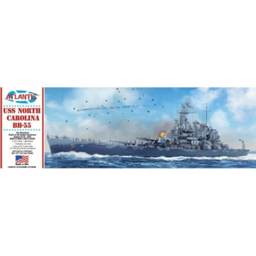 AMCR601 - 1/500 USS NORTH CAROLINA BB-55 BATTLESHIP (PLASTIC KIT)