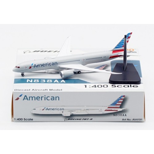 AV4191 - 1/400 N838AA AMERICAN AIRLINES BOEING 787-9 DREAMLINER DETACHABLE GEAR