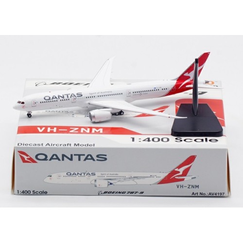 AV4197 - 1/400 VH-ZNM QANTAS BOEING 787-9 DREAMLINER DETACHABLE GEAR