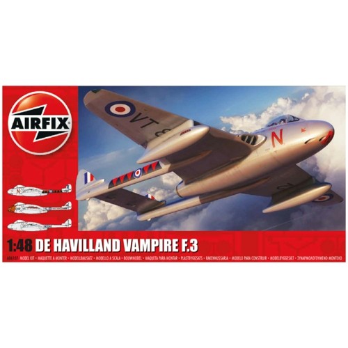 AX06107 - 1/48 DE HAVILLAND VAMPIRE F.3 (PLASTIC KIT)