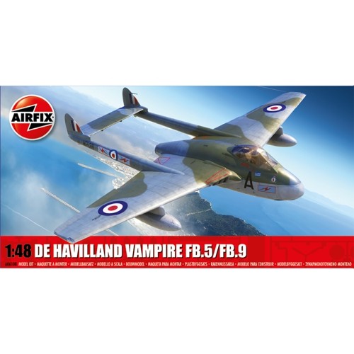 AX06108 - 1/48 DE HAVILLAND VAMPIRE FB.5/FB.9 (PLASTIC KIT)