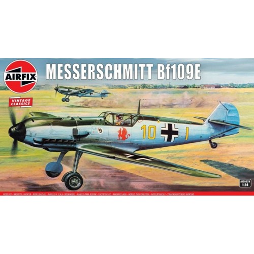 AX12002V - 1/24 MESSERSCHMITT BF109E (PLASTIC KIT)