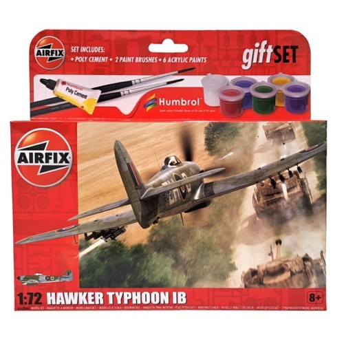 AX55208A - 1/72 HANGING GIFT SET - HAWKER TYPHOON MK.IB (PLASTIC KIT)