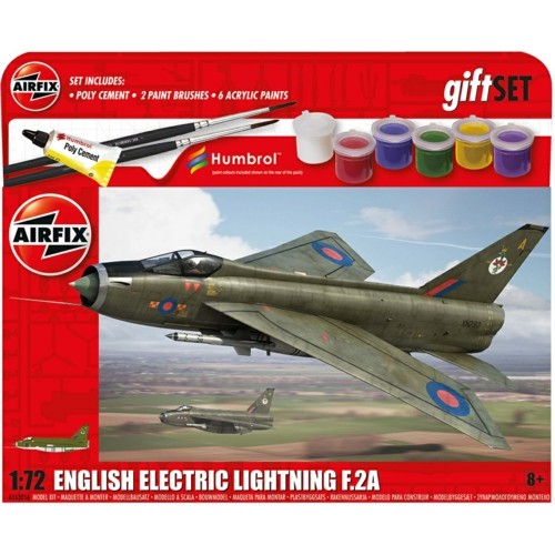 AX55305A - 1/72 HANGING GIFT SET - ENGLISH ELECTRIC LIGHTNING F.2A (PLASTIC KIT)