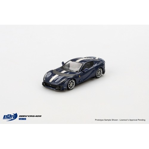 BBRFER64011 - 1/64 FERRARI 812 COMPETITIZONE BLU TOUR DE FRANCE