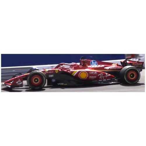 BG16815L - 1/18 FERRARI SF-24 F1 2024 LECLERC W/HELMET