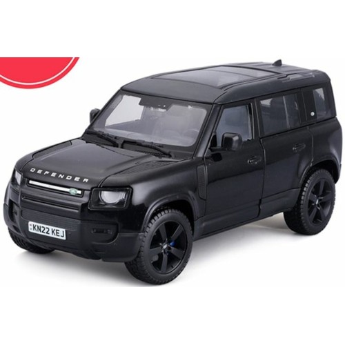 BG21101K - 1/24 LAND ROVER DEFENDER 110 4 DOOR BLACK (UK PLATE)