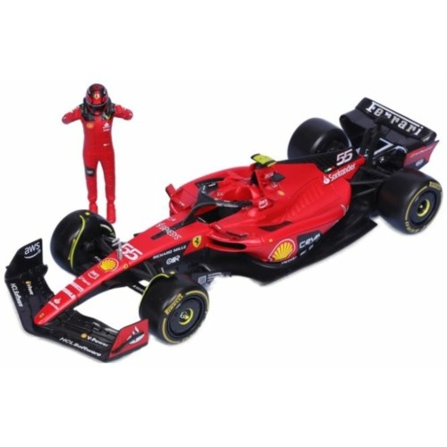 BG2680955 - 1/24 FERRARI SF-23 WITH DRIVER FIGURE NO.55 CARLOS SAINZ F1 2023