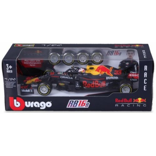 BG28015V - 1/24 RED BULL RB16B 2021 NO.33 MAX VERSTAPPEN TYRE CHANGING CAR SET