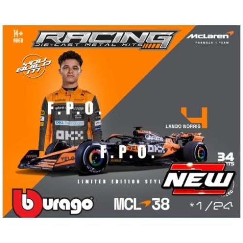 BG28504 - 1/24 MCLAREN MCL38 F1 2024 NORRIS KIT