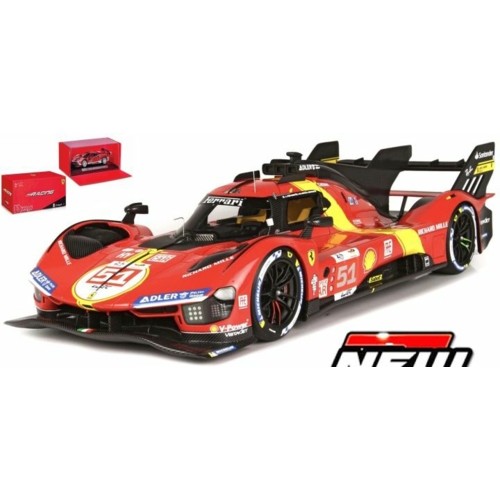 BG36312 - 1/43 FERRARI 499P NO.51 CALADO/GIOVINAZZI/PIER GUIDI WINNER 24H LE MANS 2023 CASED